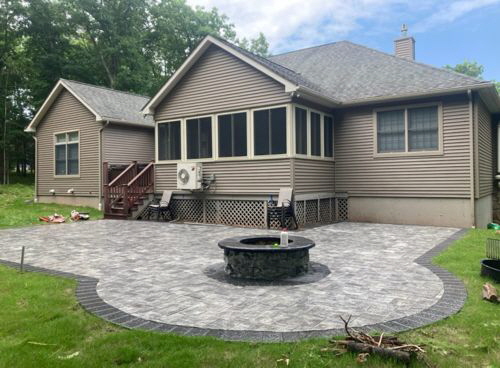 Custom Patio and Firepit